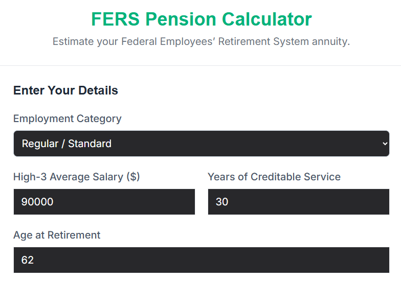 How To Calculate Federal Employee Pension How To Calculate Federal Employee Pension