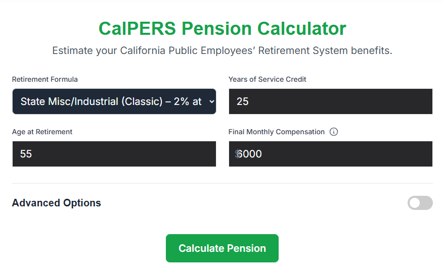 How to Calculate CalPERS Pension ? How to Calculate CalPERS Pension ?